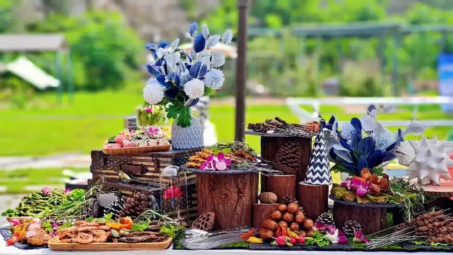 今日户外自助餐户外烧烤