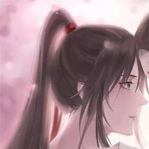 动漫情头满屏的新年红色系动漫情侣闺蜜基友头像