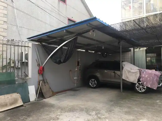 创建美丽庭院违章彩钢房照片(前,中,后)