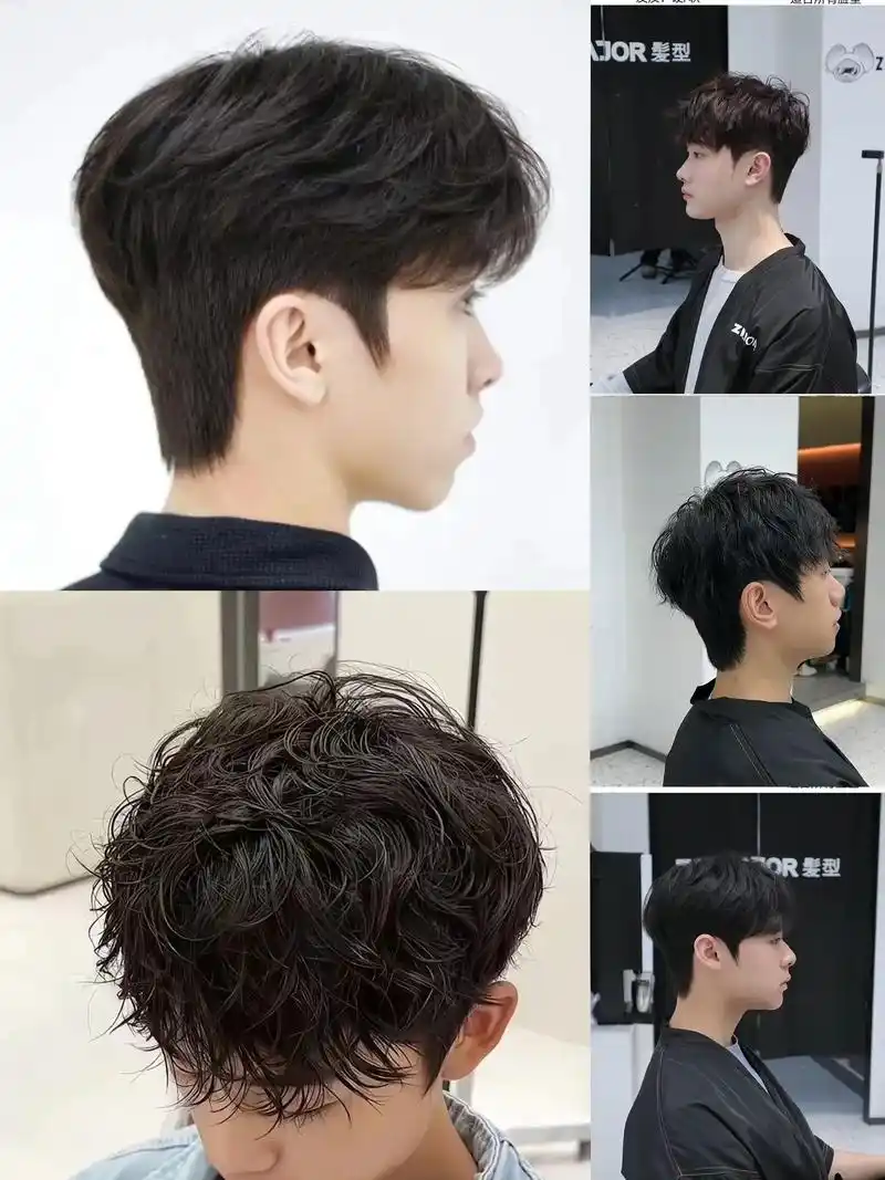 五款男男生必备烫发发型指南男生发 - 抖音