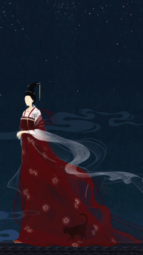 来自无脸插画家笔下的古风世界圆你一个仙气飘飘的女侠梦