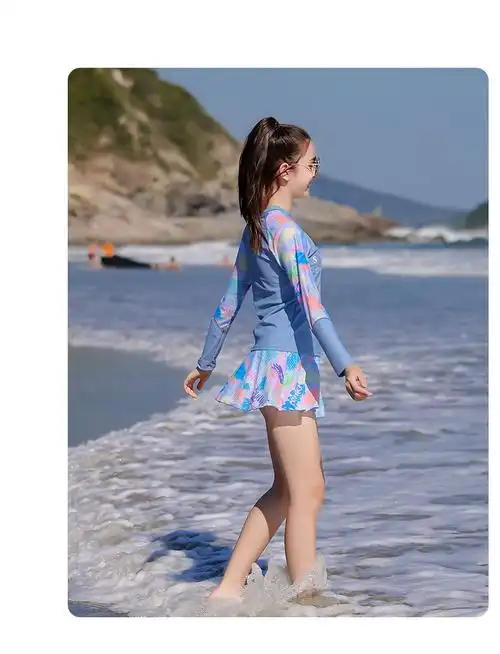 麦德尔昆捡漏价中小学生816岁游泳衣服泳衣儿童女夏新款女童中大童