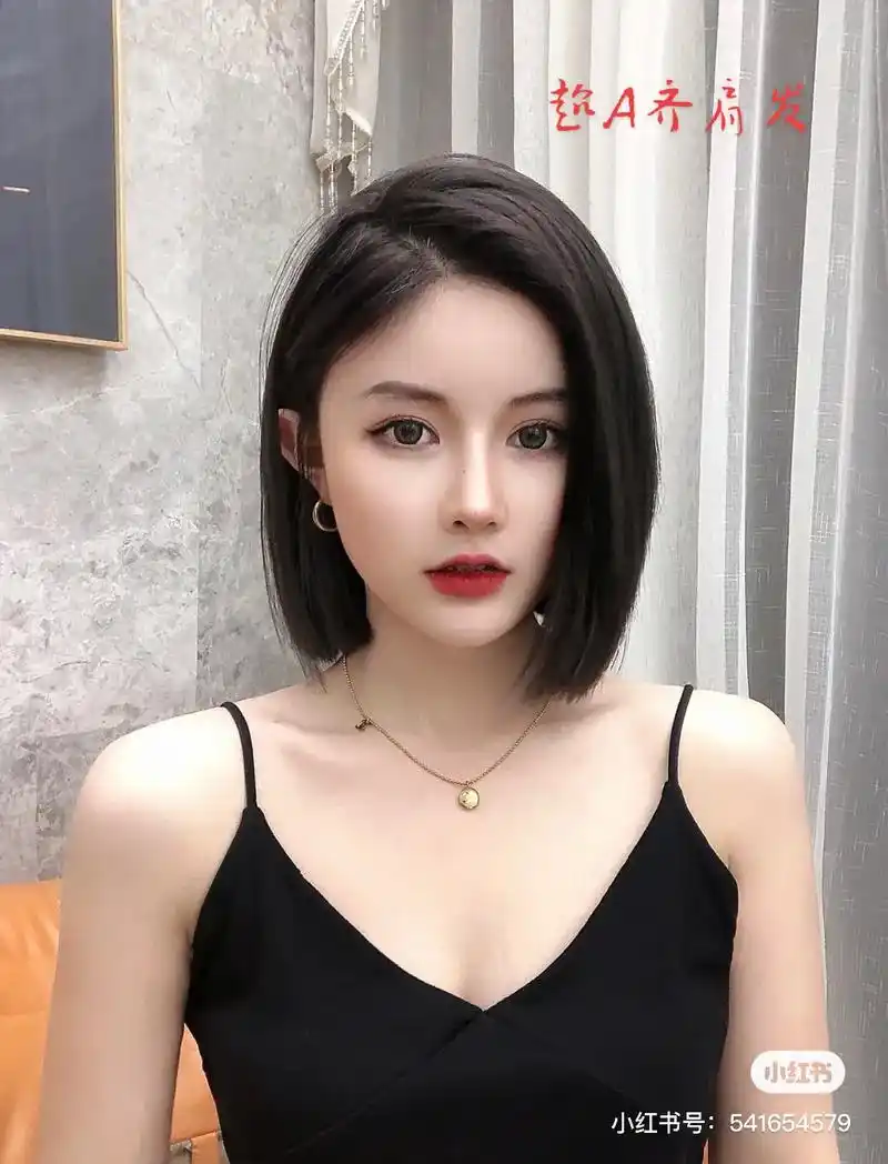 创作灵感 #减龄发型 超a齐肩发 | 如果你想头发可以短一 - 抖音