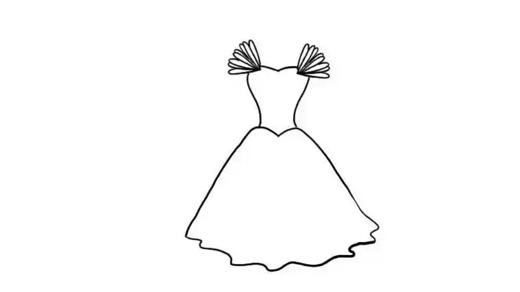 手稿-婚纱 strong>礼服 /strong>设计-服装设计手绘人物婚纱简笔画