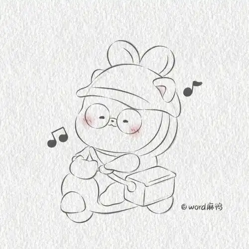 卡通简笔画附过程78