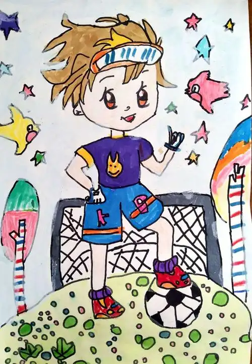 18-19下学期冯井中小五年级优秀绘画作品集