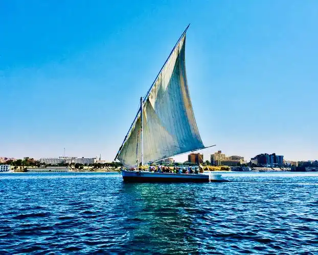 北非尼罗河三角帆船