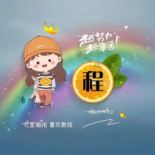 用你的名字制作微信头像,66张情侣款卡通艺术姓氏头像,等你来带走