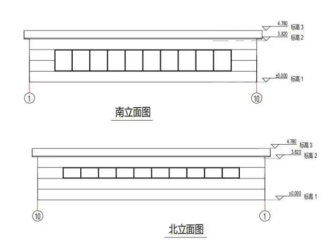 立面图设计标高