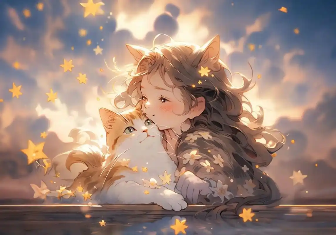 壁纸丨童话故事丨公主和她的猫咪  今天是治愈系ipad壁纸 主角:天生