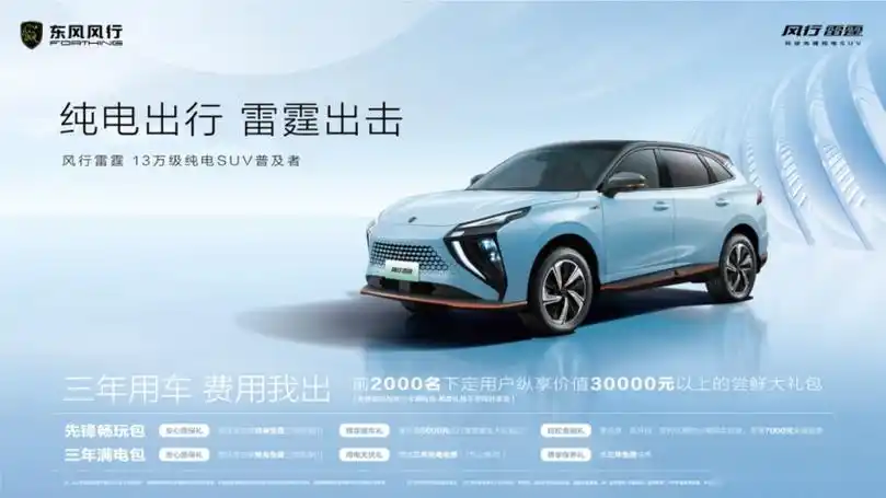 13万级纯电suv普及者雷霆上市,又一台电动车王霸出现了