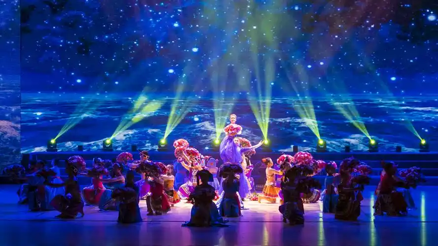 晚会,安顺学院师生以高超的表演艺术和高度的职业精神赢得了导演组和