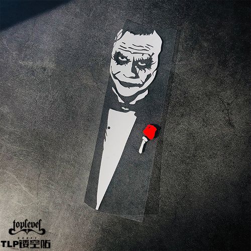 tlp镂空车贴 蝙蝠侠黑暗骑士希斯莱杰小丑教父红玫瑰版joker贴纸