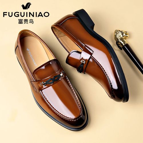 富贵鸟皮鞋男真皮头层牛皮商务正装休闲男鞋英伦高档潮流新郎婚鞋