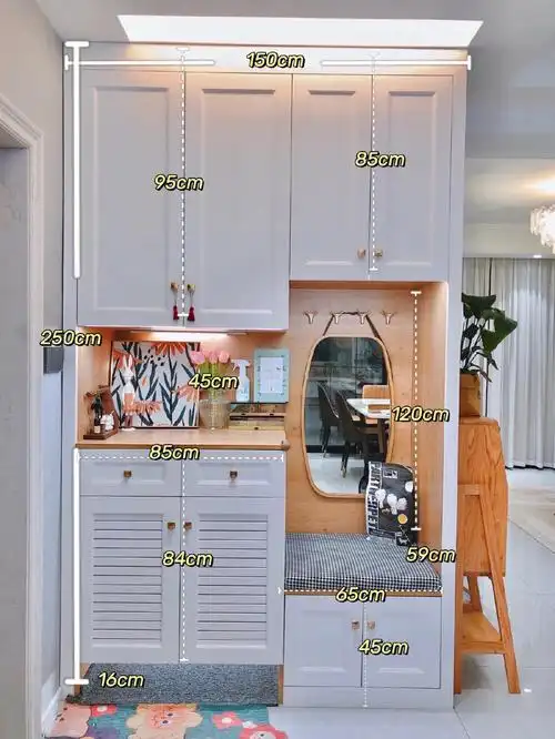 鞋柜装修77内部结构