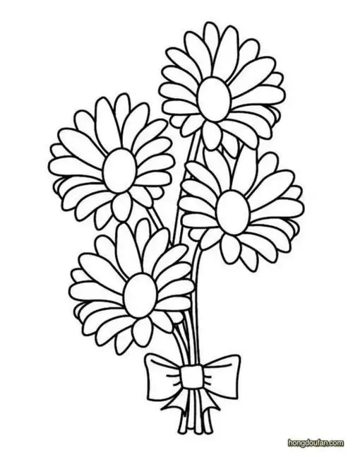 红豆饭小学生简笔画大全