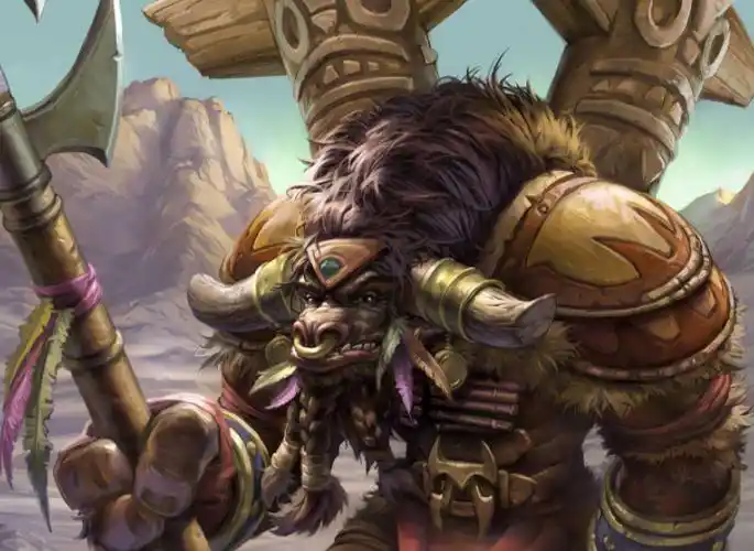 叫凯恩这个名字的在暴雪手里都薄命,凯恩·血蹄作为牛头人的大酋长