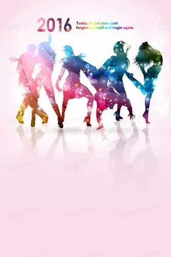 炫光音乐舞蹈海报背景