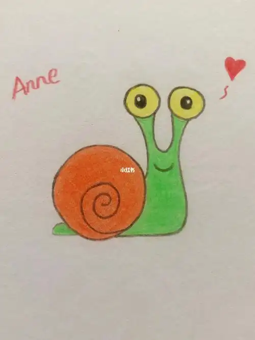 好看简单的简笔画彩铅