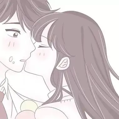情侣头像拥抱吻动漫高清甜蜜的情头二次元情侣亲吻图片