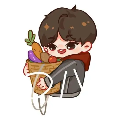 易烊千玺q版手绘头像