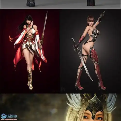 3d女性角色合集210p