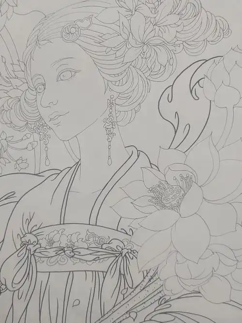 古风插画  #动漫课  #教育培训机构  #二次元  #水彩画  #古风