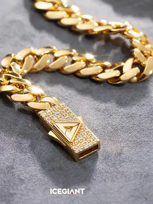 igt私人定制个性的扣头古巴链