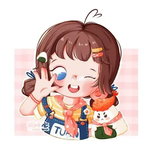 是送给团团的头像～@饭小团#我是原创插画师  #儿插头像  #头像约稿