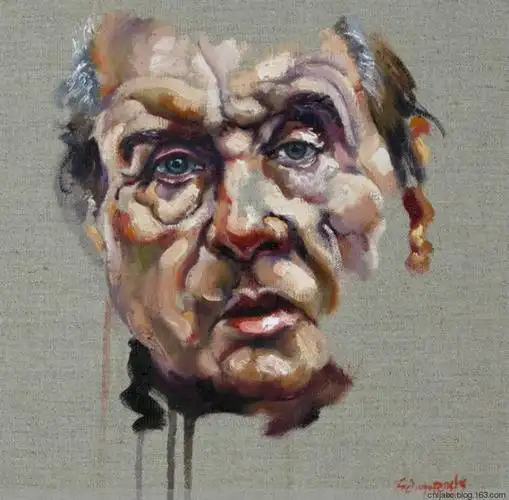 西班牙schugur.ensky油画-人物头像 - 陈年老酒