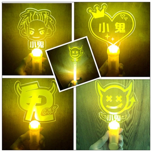 小鬼应援棒 小鬼荧光棒王琳凯应援手灯发箍演唱会周边小发夹发饰发光