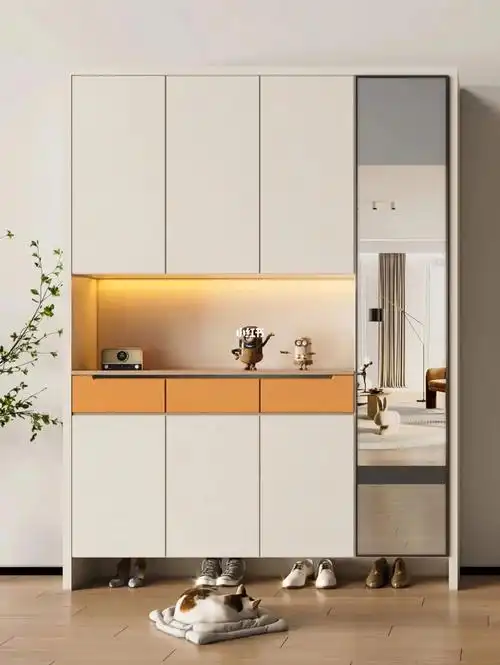 家里入户鞋柜学会这样设计 即美观又实用