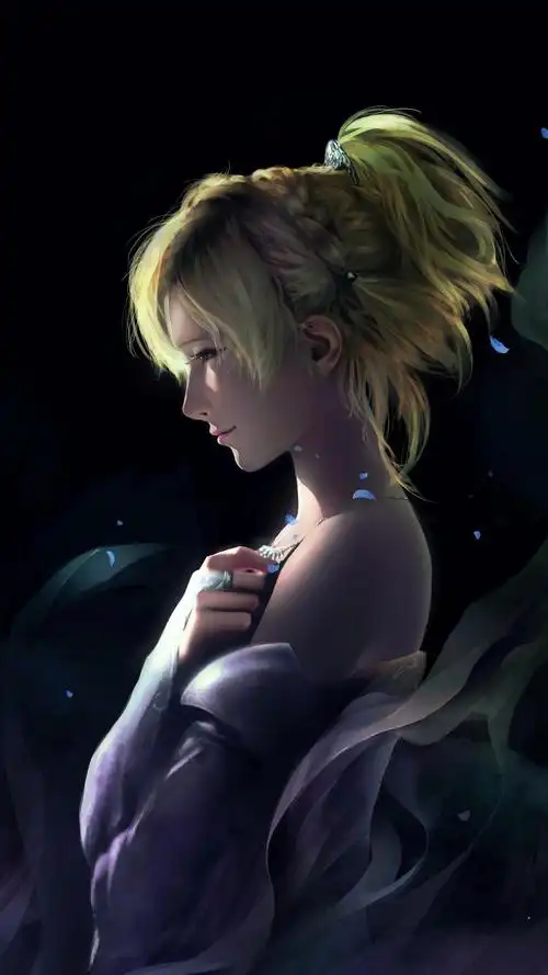 唯美动漫插画女生1080x1920手机壁纸竖屏_手机壁纸图片高清壁纸_墨鱼