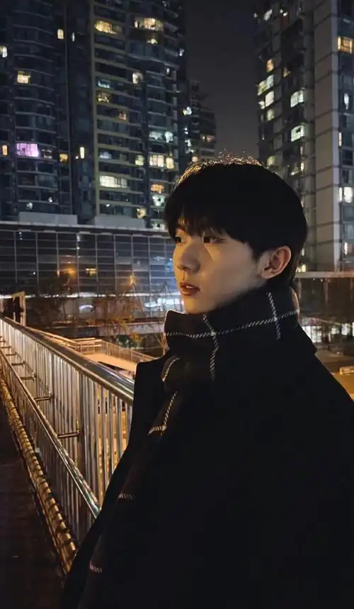 马嘉祺天桥氛围照