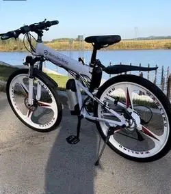 梅赛德斯.奔驰26寸电动自行车 助力山地车铝合金电动车锂电折