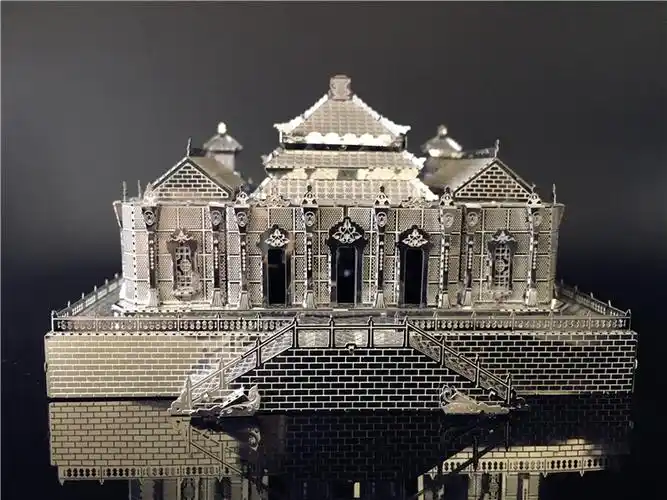mcgmodel 3d立体金属拼图圆明园大水法模型中国建筑模型益智拼图