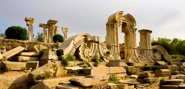 火烧圆明园图片