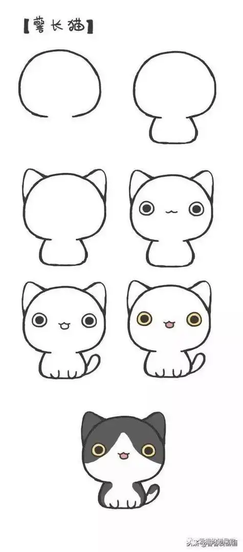 可爱卡通简笔画无水印