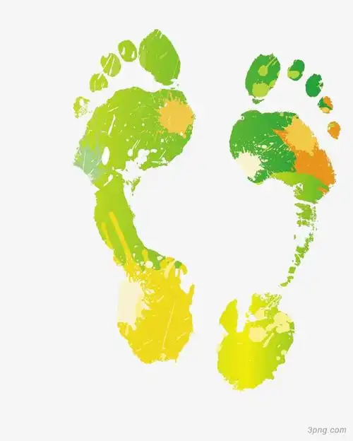 卡通儿童孩子小脚印小脚印黑色脚印手印脚印剪影狗脚印本站所有作品均