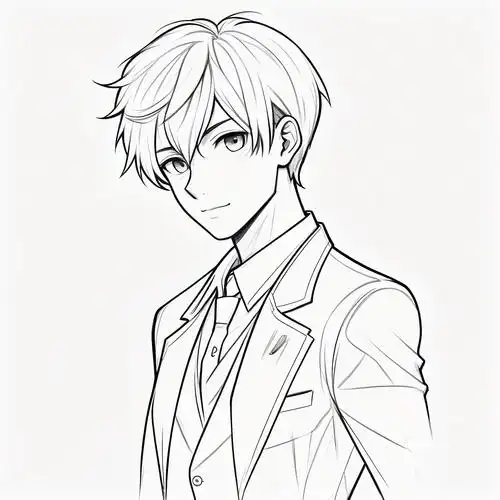 男士西装头像精选