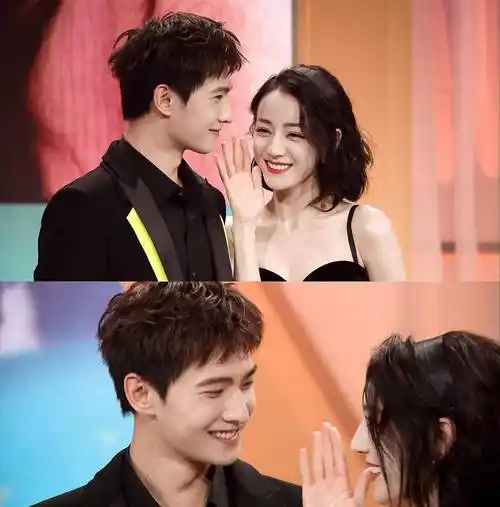 杨洋对迪丽热巴说好尴尬,短发热巴引人注目,原来明星也会尴尬_电视剧