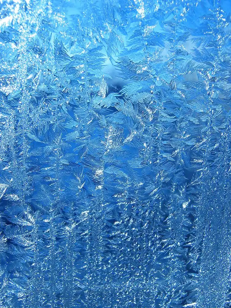 冰背景,蓝色冰背景