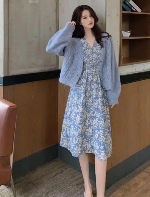 春天必不可少"碎花裙",避开3个雷区,这样搭配时髦减龄又优雅