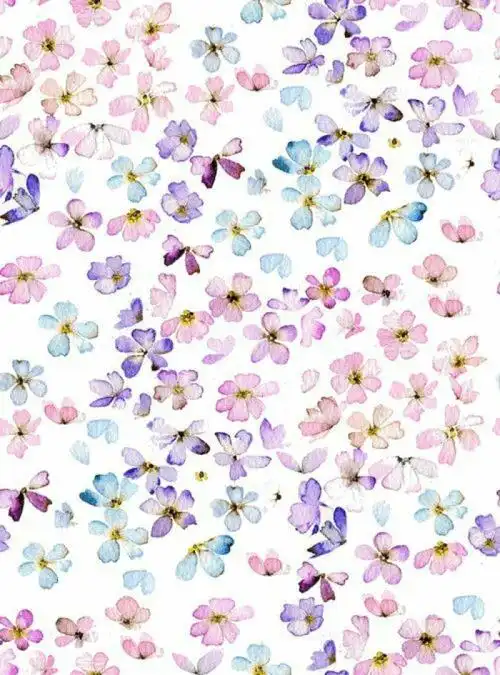 淡雅碎花平铺壁纸 锁屏壁纸 小清新