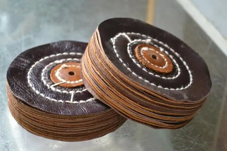 易亮供应皮革抛光轮,皮做的抛光轮,漆面表面抛光牛皮 抛光轮