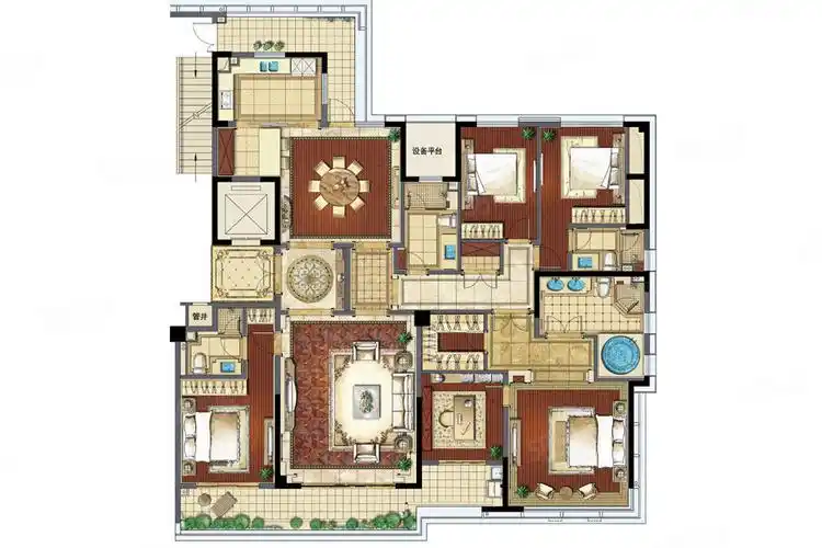 碧桂园桃源(别墅) 独栋253平 200平院子,碧桂园桃源(别墅)-孝感58同城