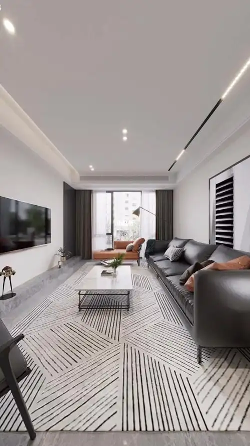 现代黑白灰系列设计案例分享_设计_装修_室内设计_现代风格_简约风格