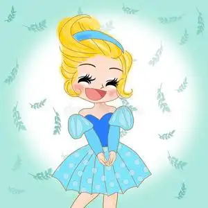 漂亮的漫画女孩公主照片