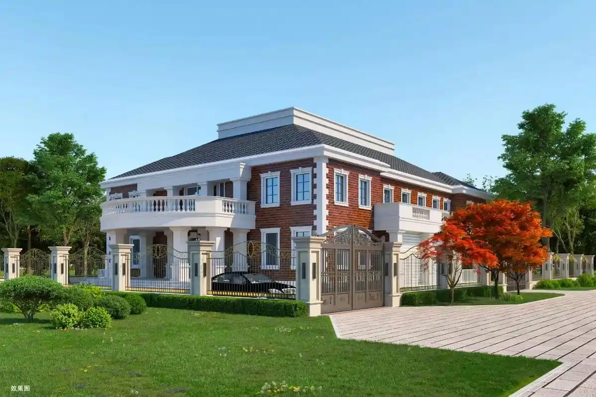 北京市昌平区北五环外中轴线旁美式独栋别墅