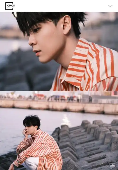 尤长靖海边氛围感写真